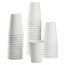 1,000 ct 8 oz Paper Coffee Cups  White | 80 mm