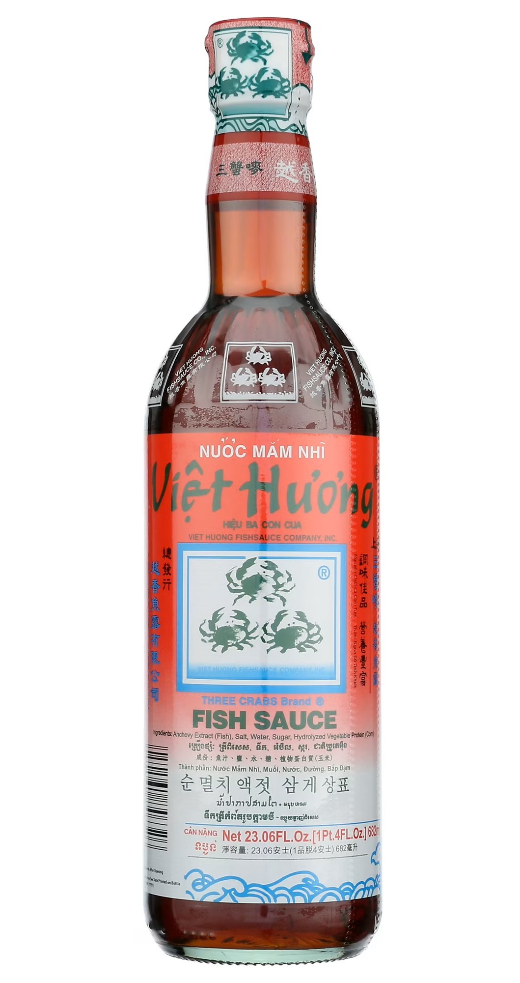 Three Crabs Brand Fish Sauce, 24 fl oz