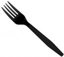Black Plastic Fork - 1,000/Case