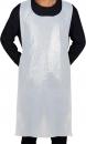 Disposable Heavy  White Poly Apron  100/Box