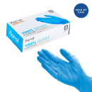 [1,000 ct] Vinyl Gloves | Latex-Free | Powder-Free | BLUE