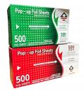 Pop Up Foil Sheets  500 - Sheets